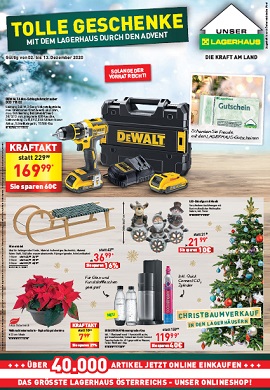 Lagerhaus Prospekt Dezember
