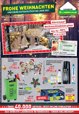 Lagerhaus Prospekt Dezember