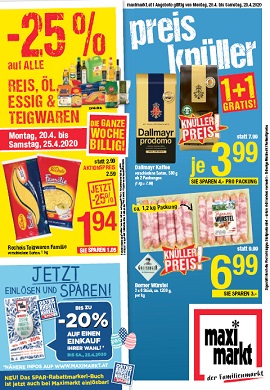 Maximarkt Prospekt