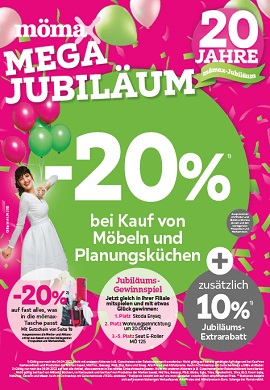 Mömax Jubiläum